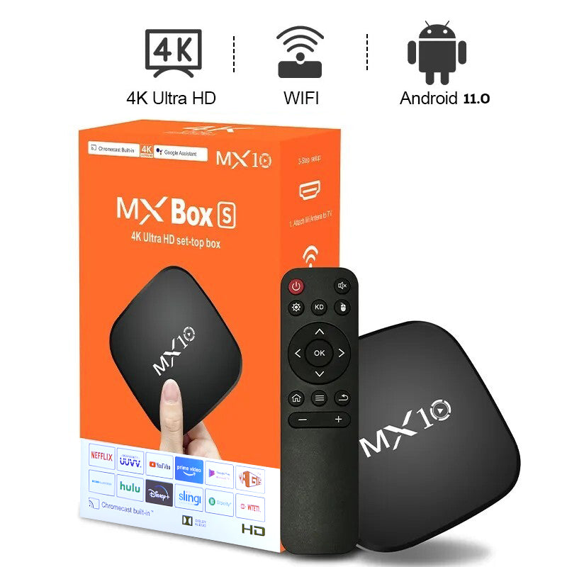 MX10 Box S Android TV 11.0 Version 1+8GB MX10 Box S Android TV 11.0 Version 1+8GB